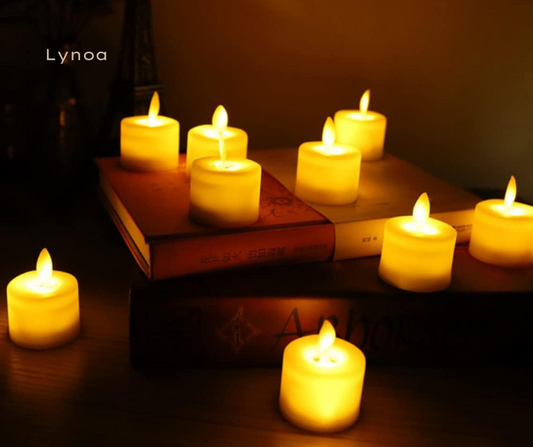 Amber - Flammenlose 6 LED-Kerzen mit Ladegerät und Fernbedienung