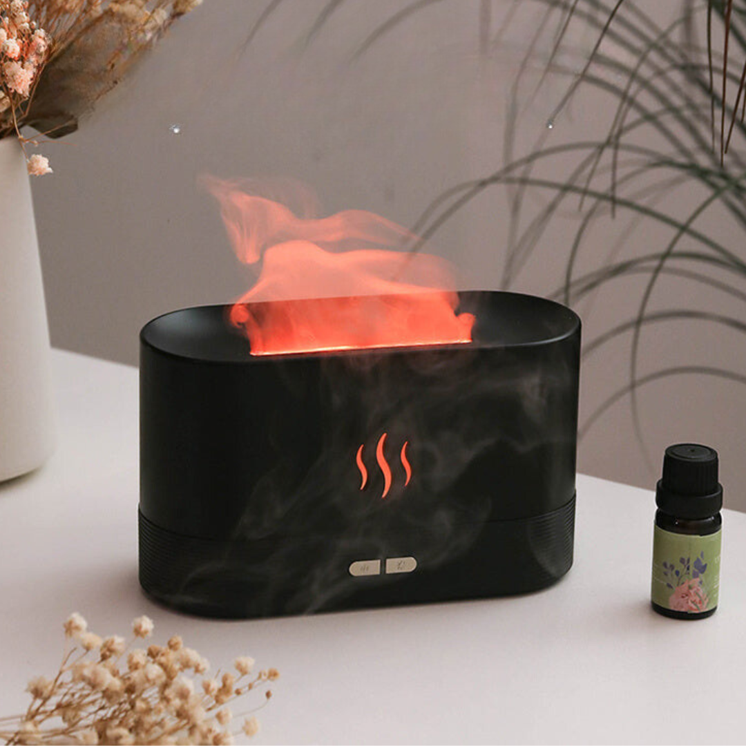 Aurora – Flammendiffusor für die Aromatherapie (jetzt mit gratis Vanille-Aromaflasche)