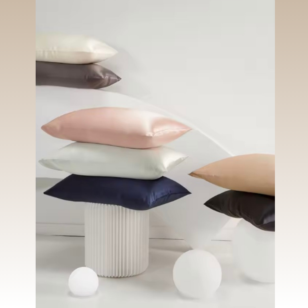 Ayla - 2er-Set Satin-Kissenbezüge