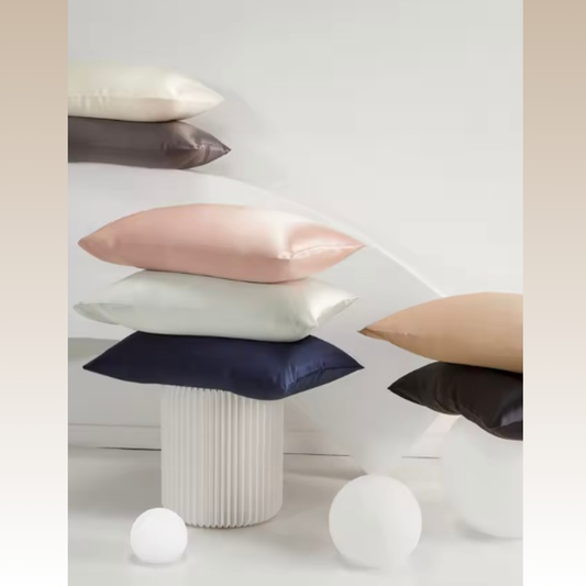 Ayla - 2er-Set Satin-Kissenbezüge